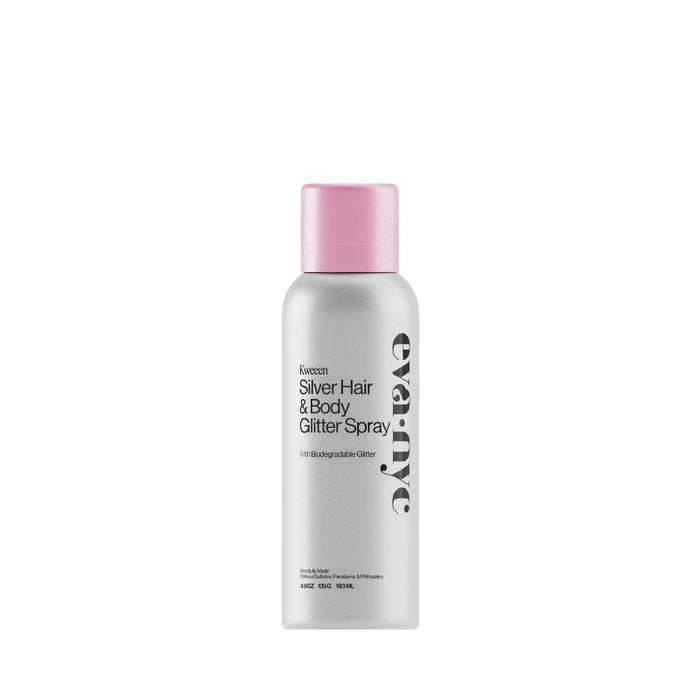 Eva NYC Kweeen Silver Hair & Body Glitter Spray - 4.9oz
