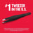 Revlon Expert Made with Stainless Steel, Slant Tip Tweezer