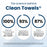 Clean Skin Club Disposable Face Towel for Improved Skin - XL - 10ct