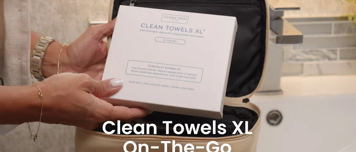 Clean Skin Club Disposable Face Towel for Improved Skin - XL - 10ct