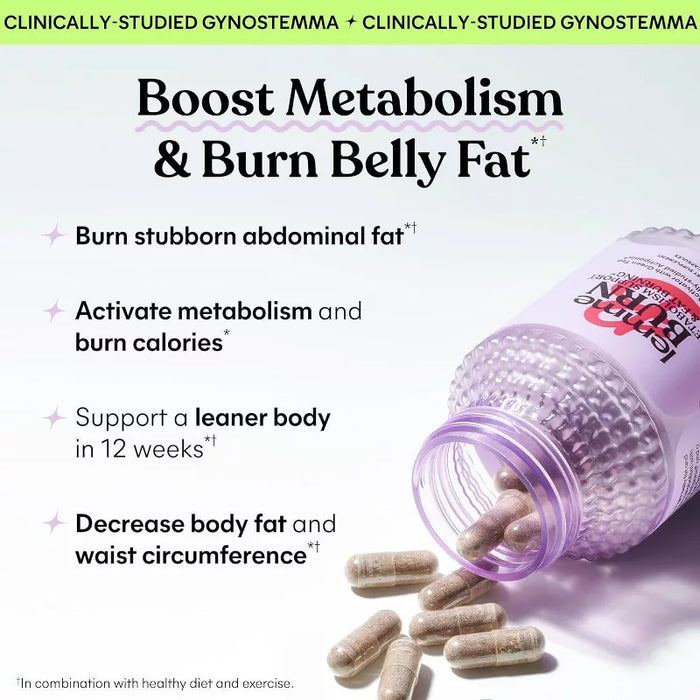 Lemme Burn Metabolism and Fat-Burning Vegan Capsules - 60ct