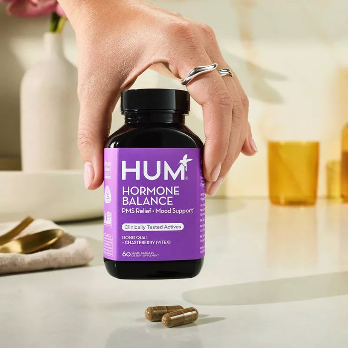 HUM Nutrition Hormone Balance for PMS Relief & Mood Support Vegan Capsules - 60ct