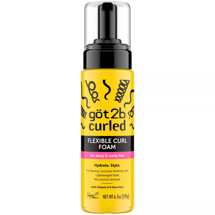 Got2B Flexible Curl Foam Hair Gel - 6.7oz
