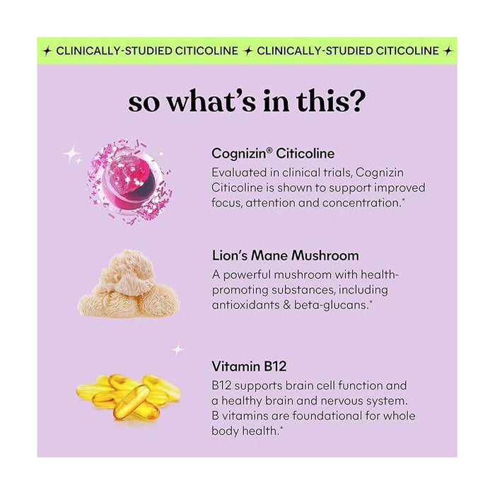 Lemme Focus Concentration Gummies - 50ct