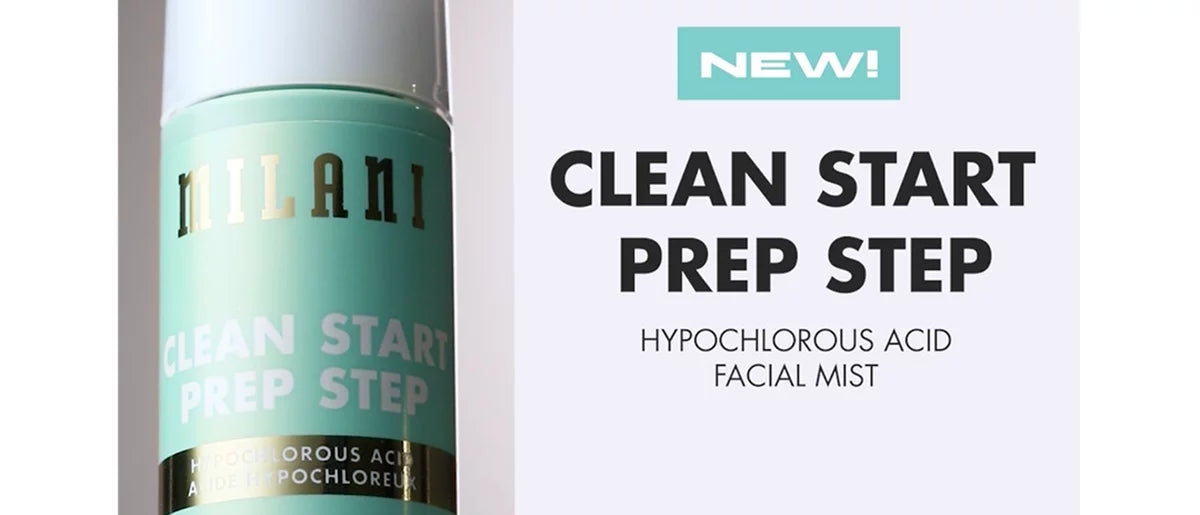 Milani Clean Start Prep Step Hypochlorous Acid Facial Mist - 2.03 fl oz